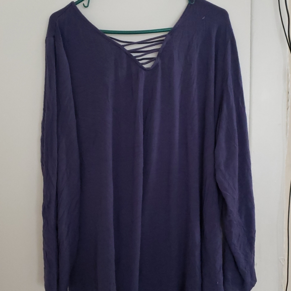 Blue Navy trendy top